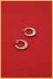 Heliophilia Silver Pendientes de Plata con Circón